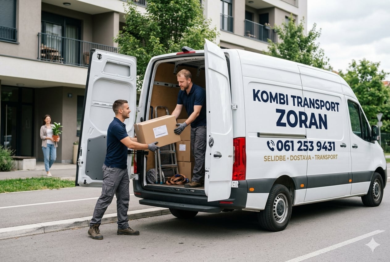 Kombi Transport Zoran — utovar stvari